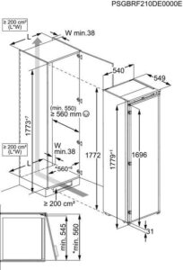 aeg-congelador-vertical-integrable-tb7na181es-blanco-212-l-no-frost-serie-7000-clase-e