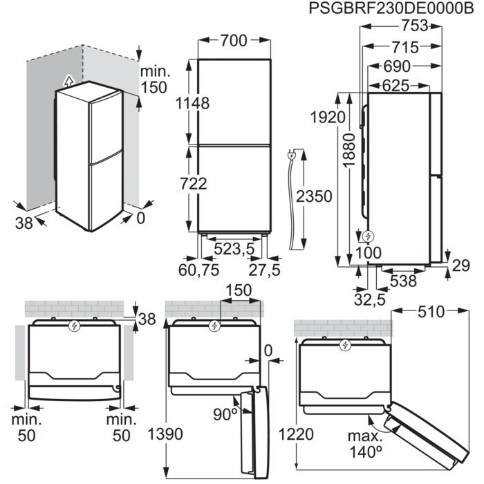 aeg-frigorifico-combi-orc6m481ex-186cm-inox-nofrost-clase-e