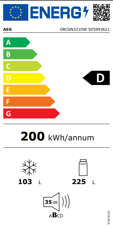 aeg-frigorifico-combi-orc6n321dw-187cm-twintech-total-no-frost-blanco
