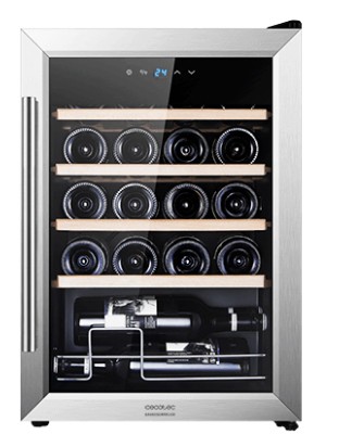 cecotec-grandsommelier-20000-nevera-de-vino-independiente-gris-20-botellas