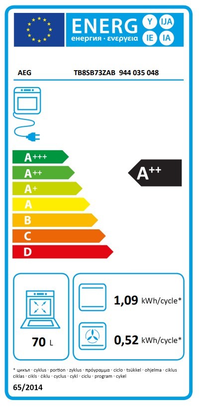 AEG Horno TB8SB73ZAB SteamPro 70L Negro 3500W A++ - Imagen 2