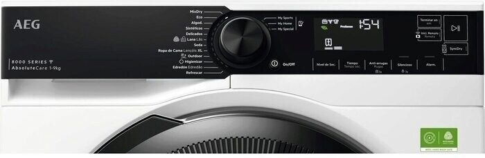 AEG Secadora TR839T4PBCP Bomba de Calor Serie 8000 AbsoluteCare® 9kg - Imagen 2