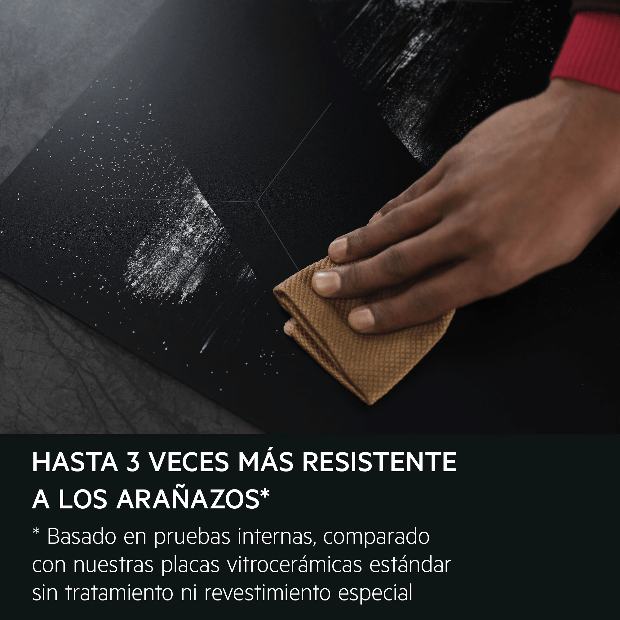 AEG Placa Inducción TO63IQ00IT SaphirMatt® 60 cm 3 Zonas Puente PowerBoost Negro Mate - Imagen 3