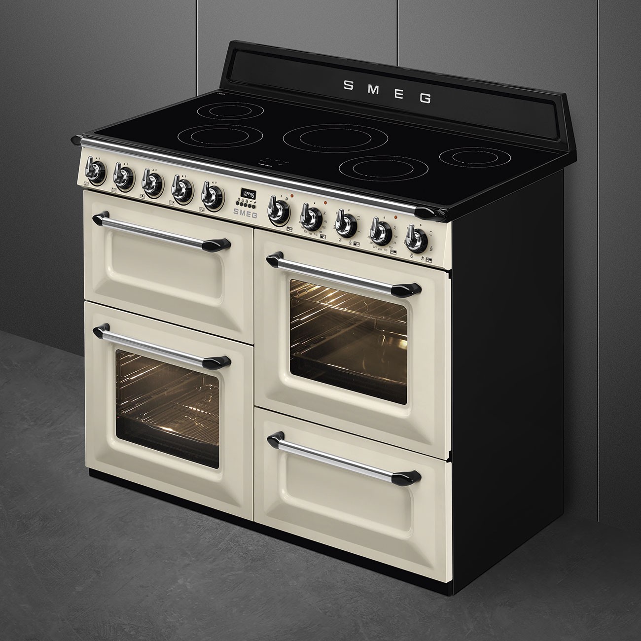 Smeg Cocina Victoria TR4110IP2 Inducción Crema 110 cm - Imagen 2
