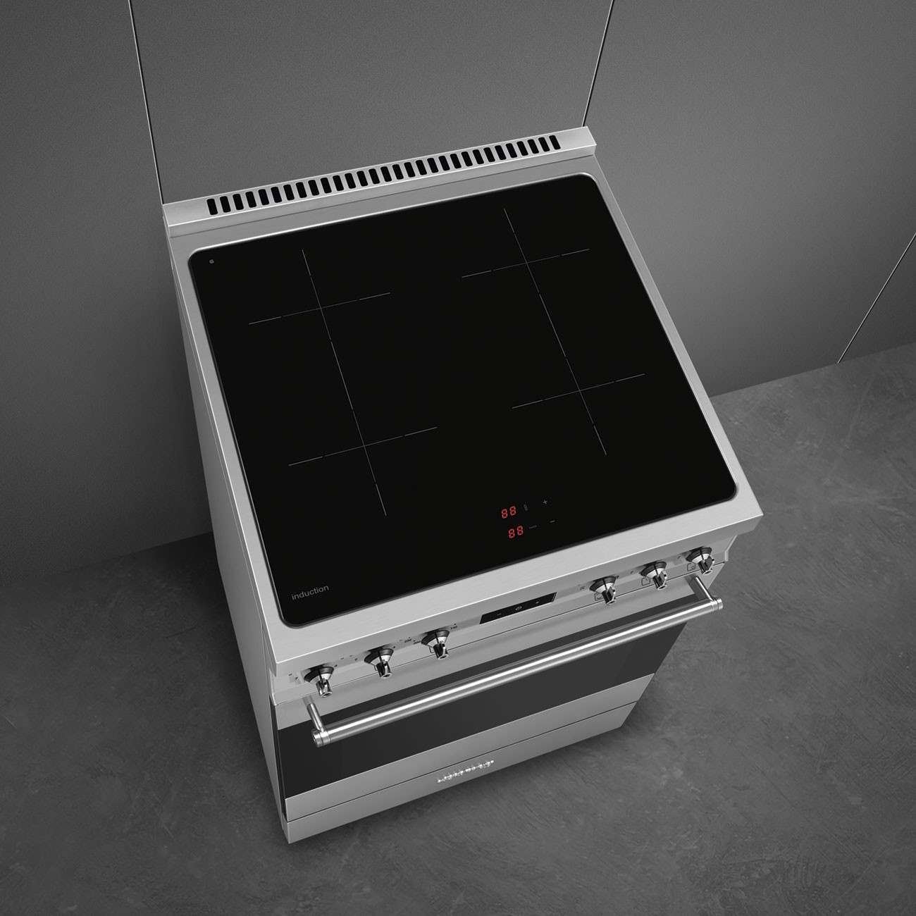 Smeg Cocina C6IPXM2 Inducción Inox 60cm 70L Multifuncion 10 Programas Clase A - Imagen 2