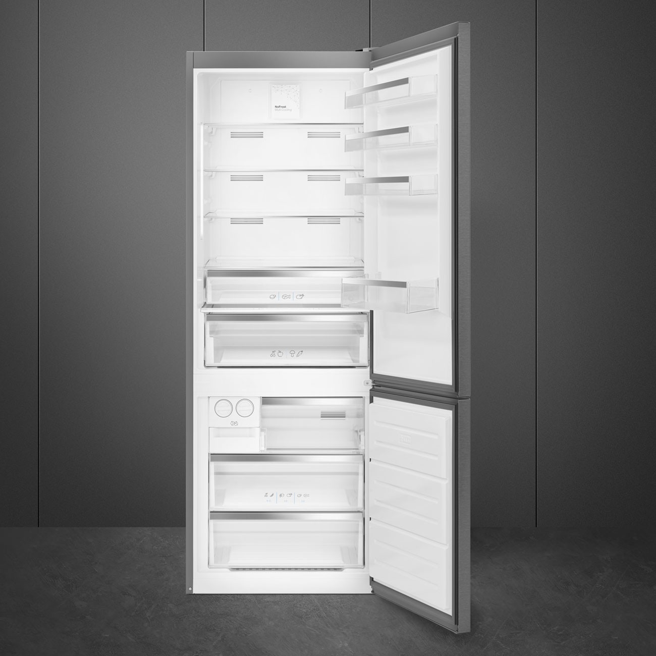 Smeg Frigorífico Americano FC48XNE Inox 1’83m Clase F - Imagen 2