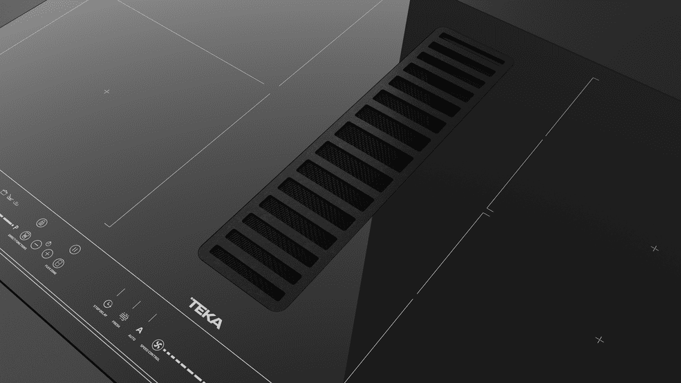 Teka Placa Inducción FullFlex MasterSense Air AFF 87601 MST Negra 80 cm Campana Integrada - Imagen 3