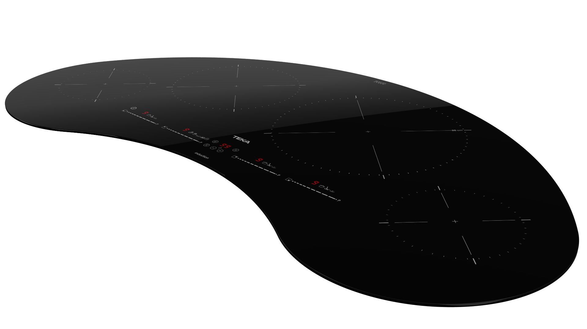 Teka Placa Inducción IKC 94628 MST BK 95 cm 4 Zonas Touch Control Multislider - Imagen 2