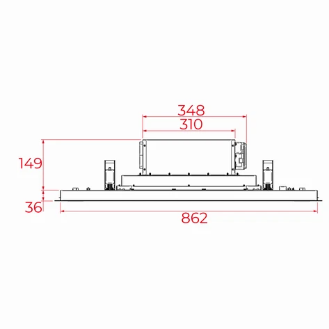 Teka Campana DHT 96340 IX Techo Inox 900mm FreshAir Aspiración Perimetral - Imagen 8