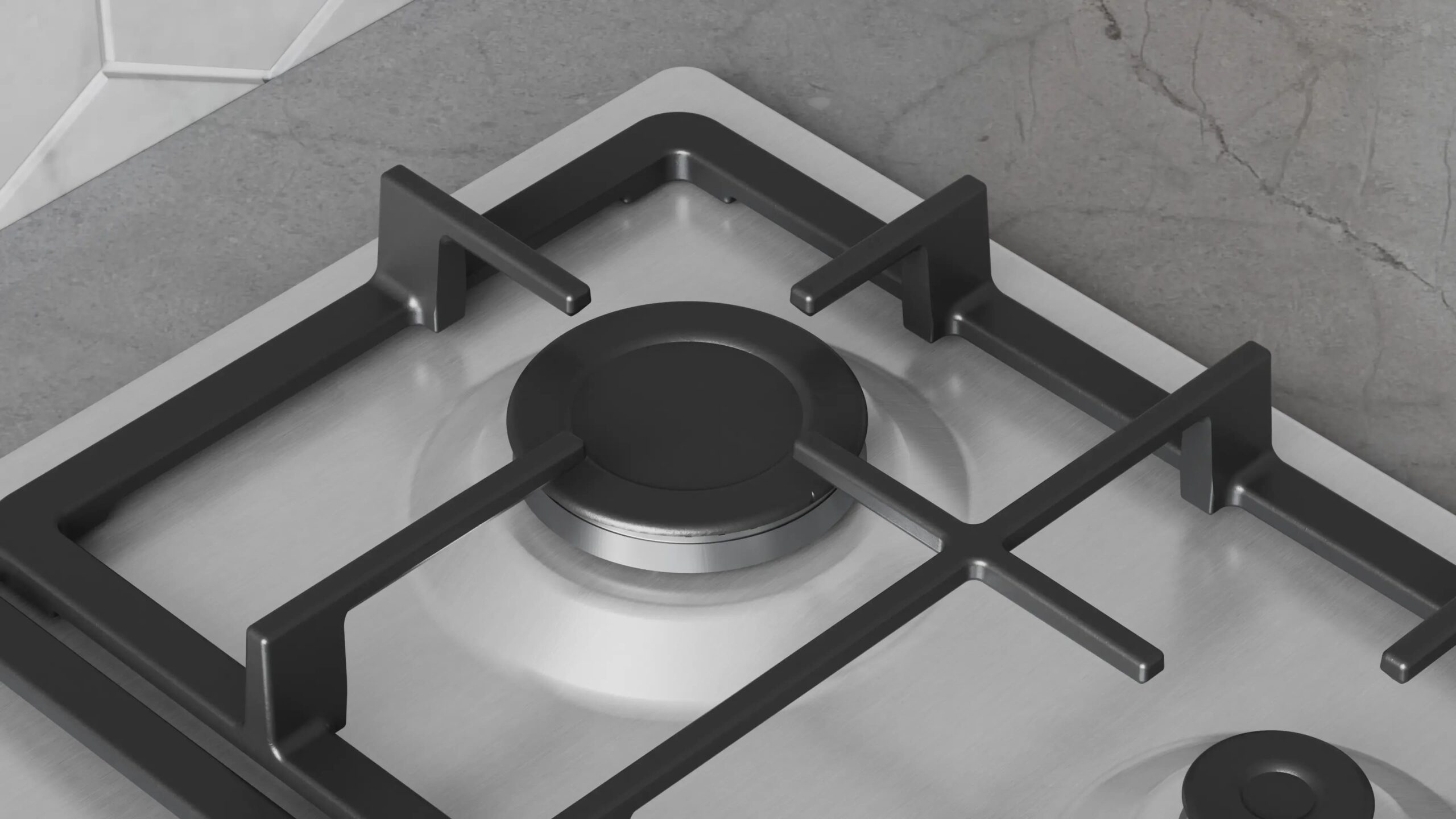 BALAY ENC. GAS 3ETX-563CB 3 FUEGOS INOX GAS BUT - Imagen 3