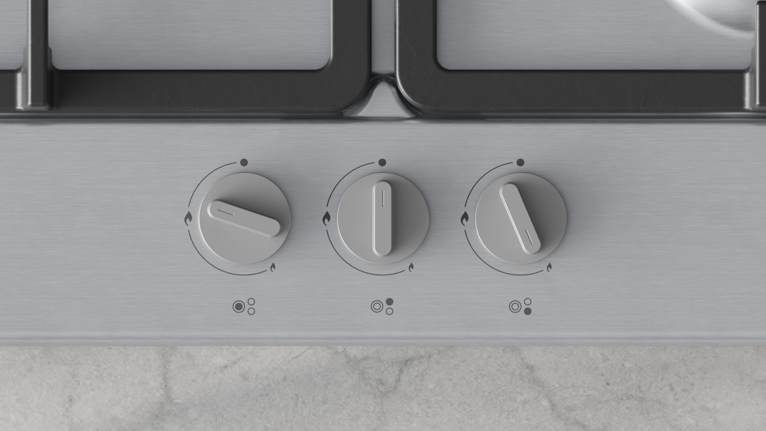 BALAY ENC. GAS 3ETX-563CB 3 FUEGOS INOX GAS BUT - Imagen 4