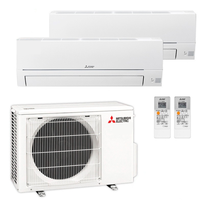 MITSUBISHI AIRE CONDICIONADO 2X1 2MSZ-HR35VFK + MXZ-2HA50VF INVERTER - Imagen 2
