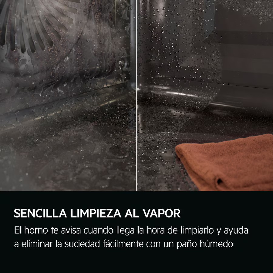 AEG Horno TP9SB831AB ProAssist SteamPro Negro 70 L CookSmart Touch+ Clase A++ - Imagen 7