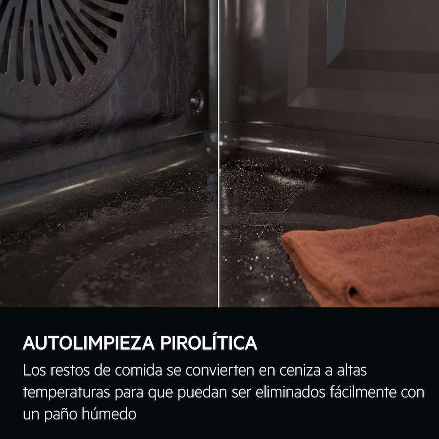 AEG HORNO TR7PB73FSB CRISTAL NEGRO PIROLITICO STEAMCRISP - Imagen 5