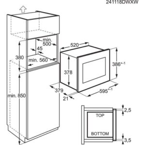 aeg-microondas-integrable-ts5gm25eb-grill-steamset-negro-25-l-900-w1000-w-7