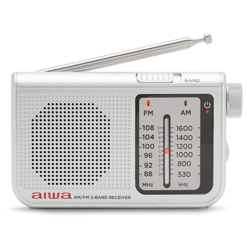 AIWA RADIO PORTATIL RS-55/SL ANALOGICA SILVER - Imagen 2