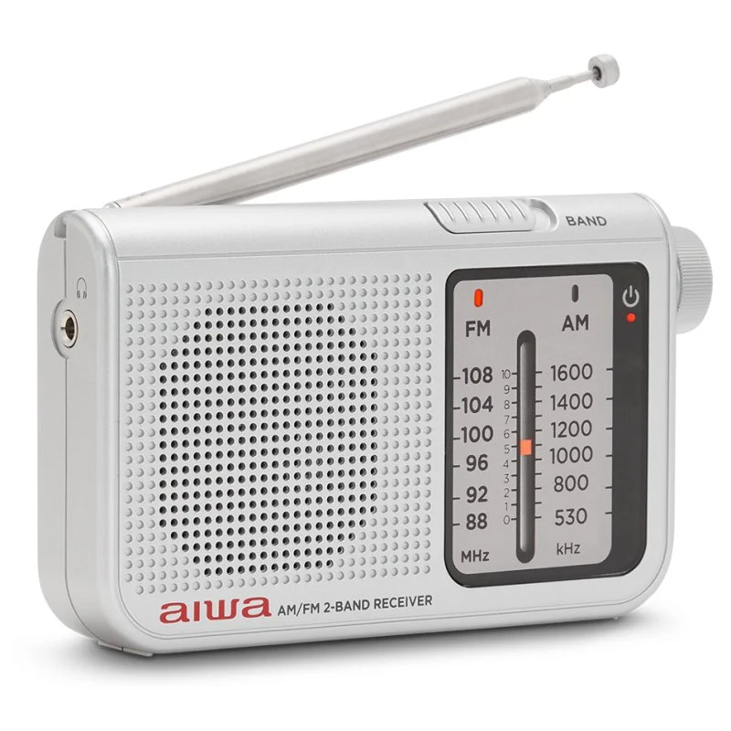 AIWA RADIO PORTATIL RS-55/SL ANALOGICA SILVER - Imagen 3