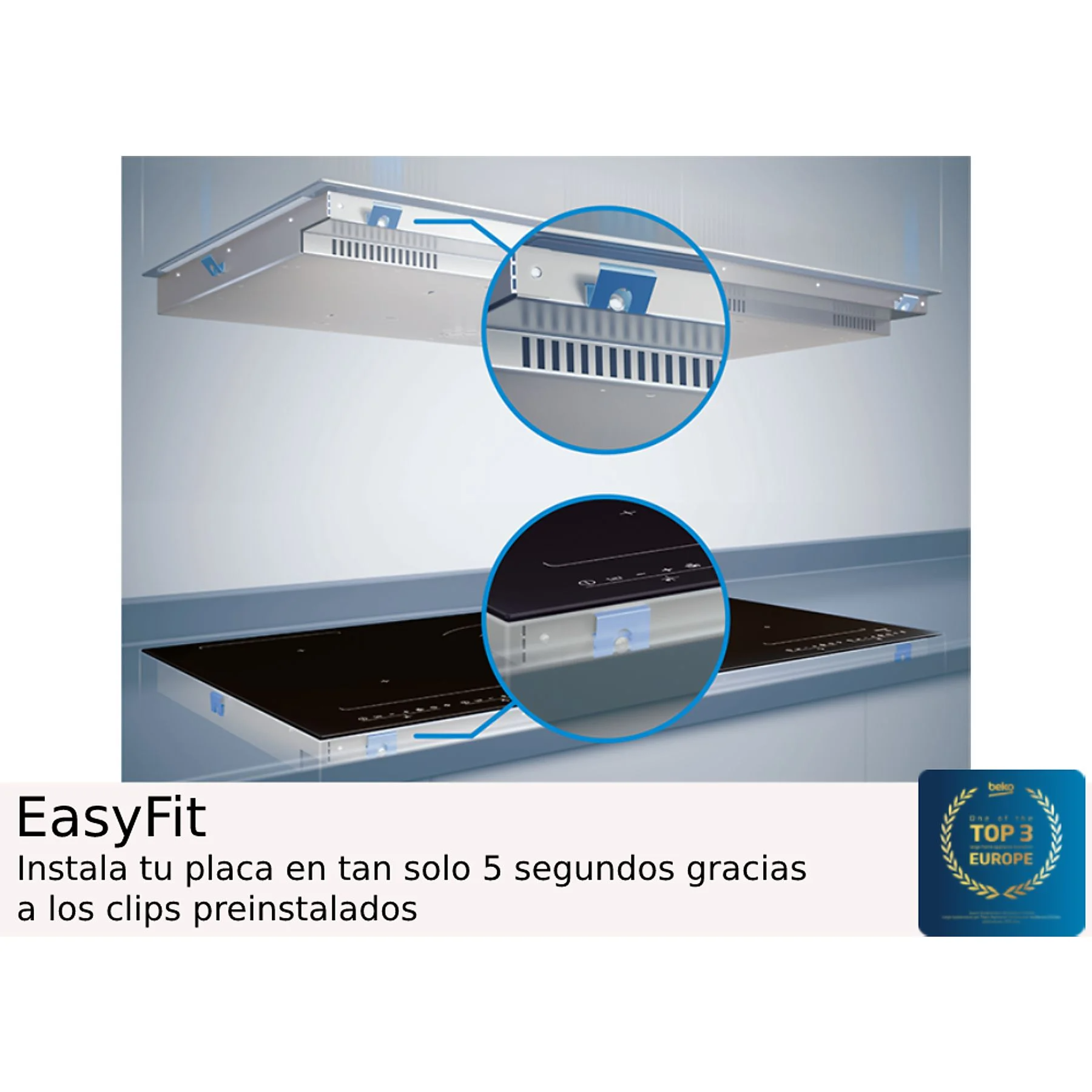 BEKO ENC. VITRO HII-63205MT INUDCION 3 FUEGOS 32 cms - Imagen 9