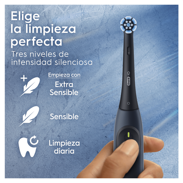 BRAUN CEPILLO DENTAL IO2 IOS2.1C9.1K BLANCO/NEGRO + ESTUCHE VIAJE - Imagen 2