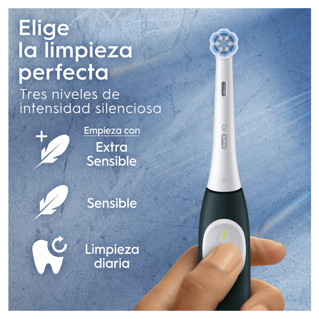 BRAUN CEPILLO DENTAL IO2 IOS2.1D9.2K NEGRO + ESTUCHE VIAJE - Imagen 2