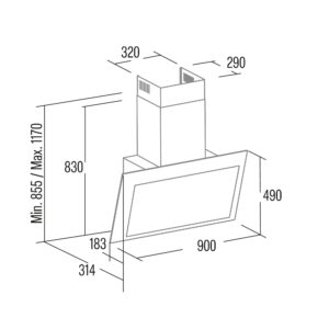 cata-campana-vnv90xgbk-cristal-negro-90cm-6nturbo-a-led-pure-air-3