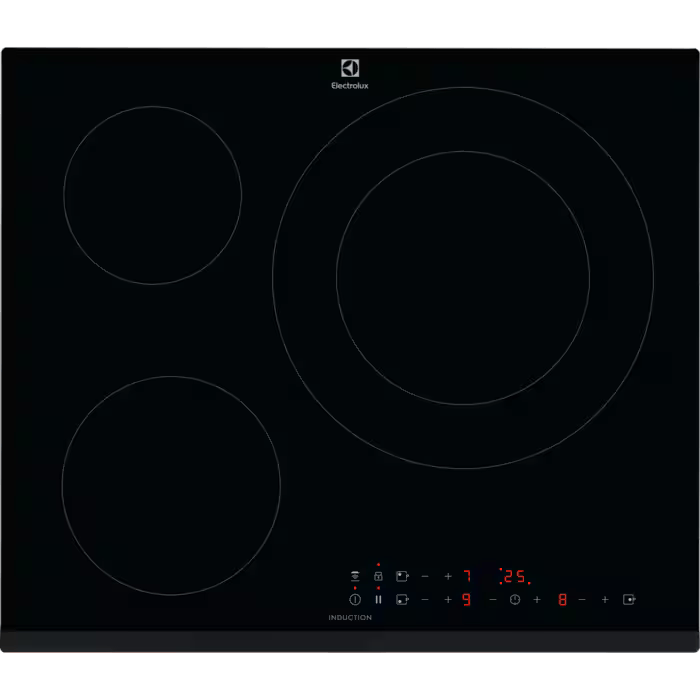 Electrolux Encimera Inducción LIT60336C 3 Zonas 60cm Biselada - Imagen 2
