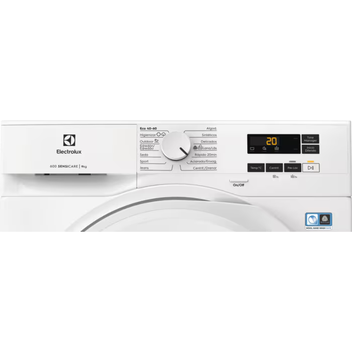 Electrolux Lavadora EFI6194O1B 9kg 1400rpm SensiCare Blanco Clase A - Imagen 2