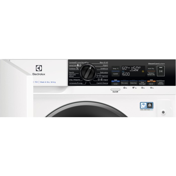 ELECTROLUX LAVADORA SECADORA SERIE 700 EN7W3866OF LAVADORA-SECADORA INDEPENDIENTE CARGA FRONTAL BLANCO D - Imagen 2