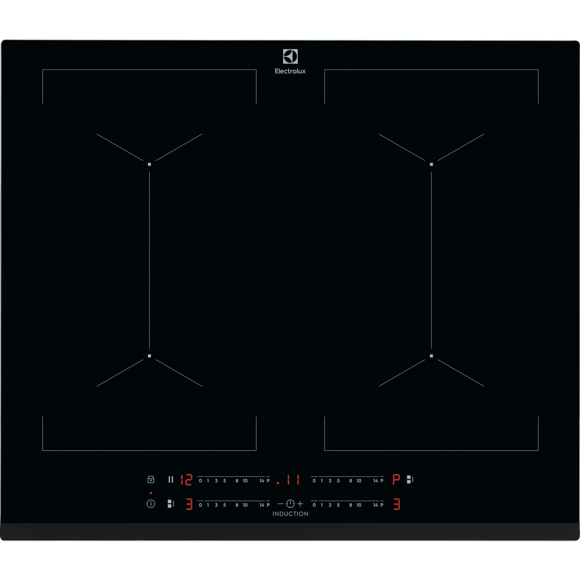 ELECTROLUX PLACA INDUCCIIN EIV644 NEGRO INTEGRADO 60 CM CON PLACA DE INDUCCIIN 4 ZONA(S) - Imagen 4