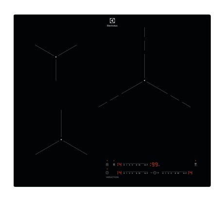 ELECTROLUX PLACA INDUCCIIN LIT6340CK NEGRO INTEGRADO 59.5 CM CON PLACA DE INDUCCIIN 3 ZONA(S) - Imagen 3