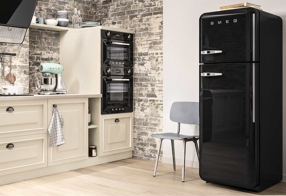 Smeg FAB30RBL5 nevera y congelador Independiente 294 L D Negro - Imagen 2