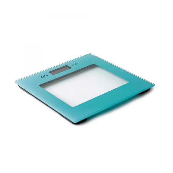 JATA BASCULA HBAS-1290 VITRO TEMPLADO MARCO TURQUESA - Imagen 3