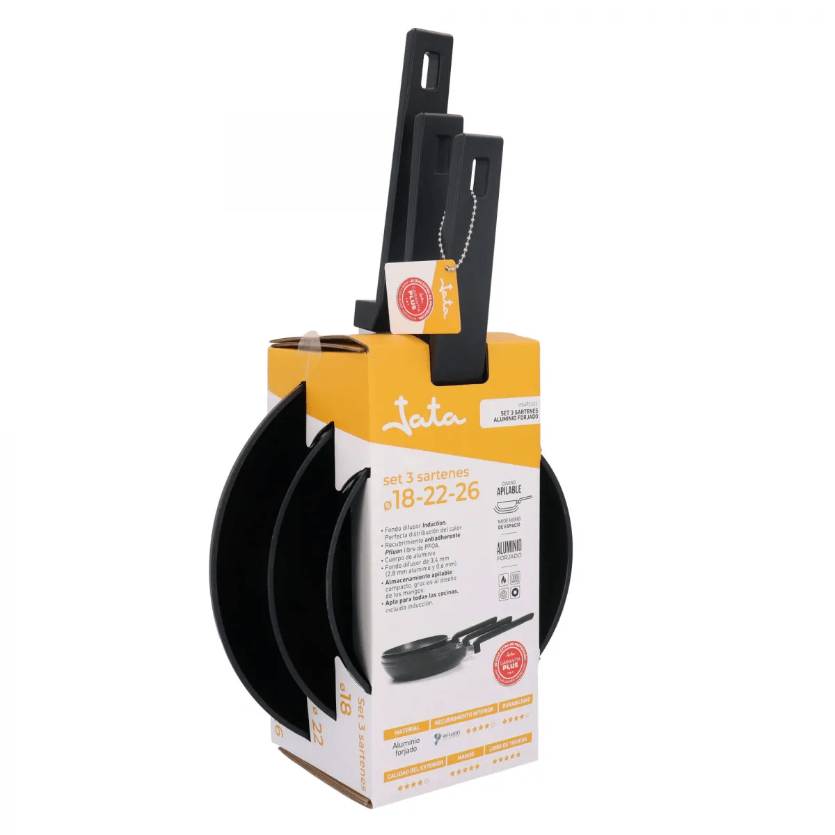 jata-sarten-pack-3-unidades-hsar-2403-18-22-26cm-aluminio-forjado