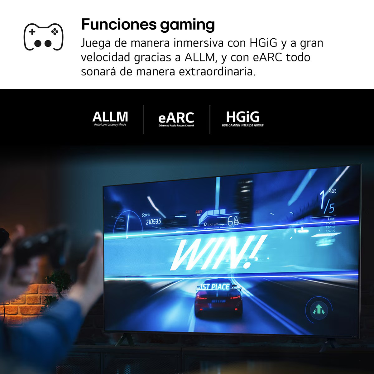 LG LED 50" 50NANO81T6A 4K SMART TV WEBOS24 IA A5 Gen7 HDR10 - Imagen 8