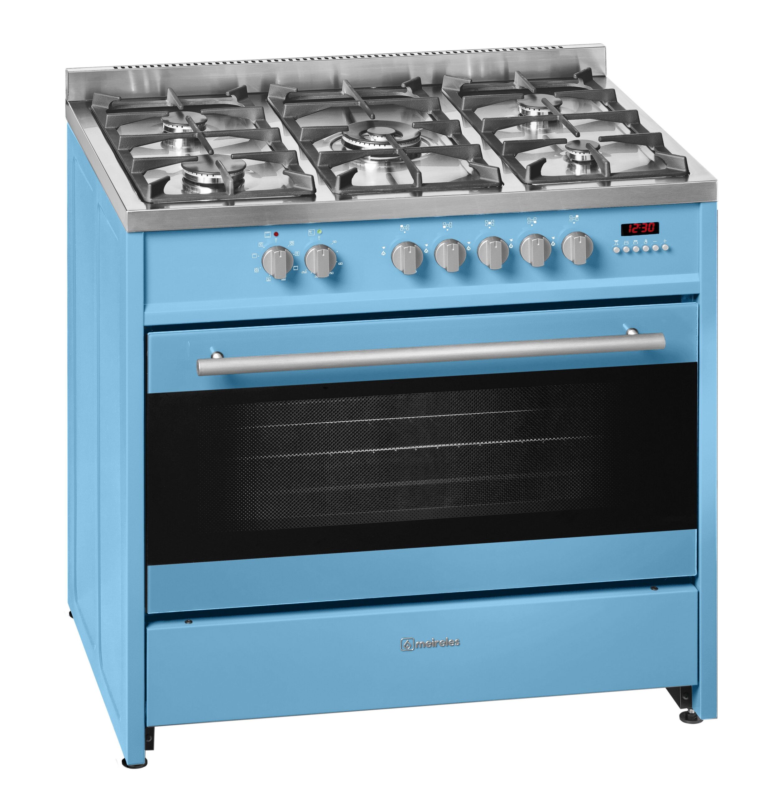 meireles-cocina-e911pb-gas-natural-celeste-5-fuegos-horno-electrico-1-scaled