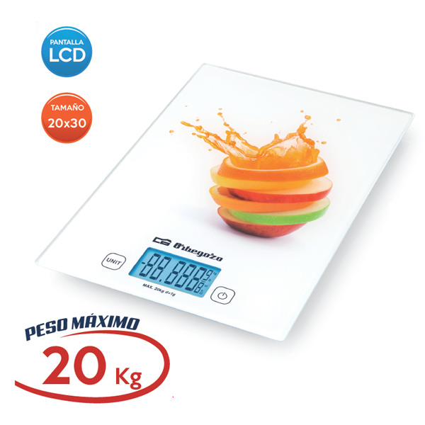 ORBEGOZO BASCULA COCINA PC-2025 - Imagen 2