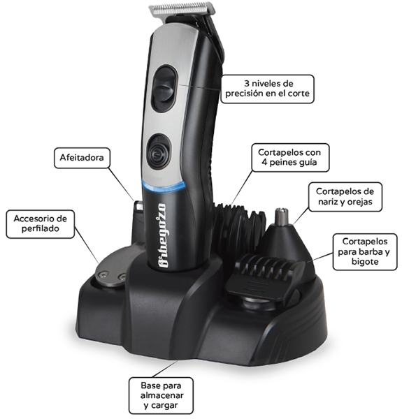 orbegozo-cortapelos-ctp-1840-recargable-7-en-1