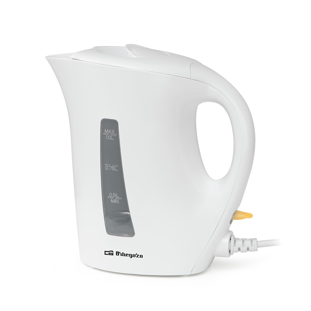 ORBEGOZO HERVIDOR DE AGUAT KT-4150 1L 1200w BLANCO - Imagen 4