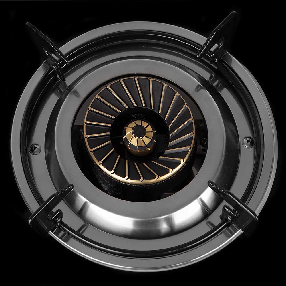 Orbegozo Hornillo Gas FO1720 1 Fuego Inox 30x39cm Gas Butano Cristal Templado Negro - Imagen 5