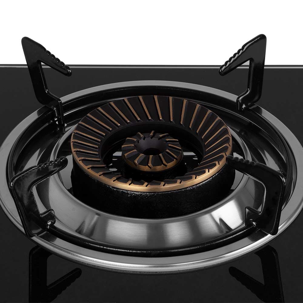 Orbegozo Hornillo Gas FO1720 1 Fuego Inox 30x39cm Gas Butano Cristal Templado Negro - Imagen 6