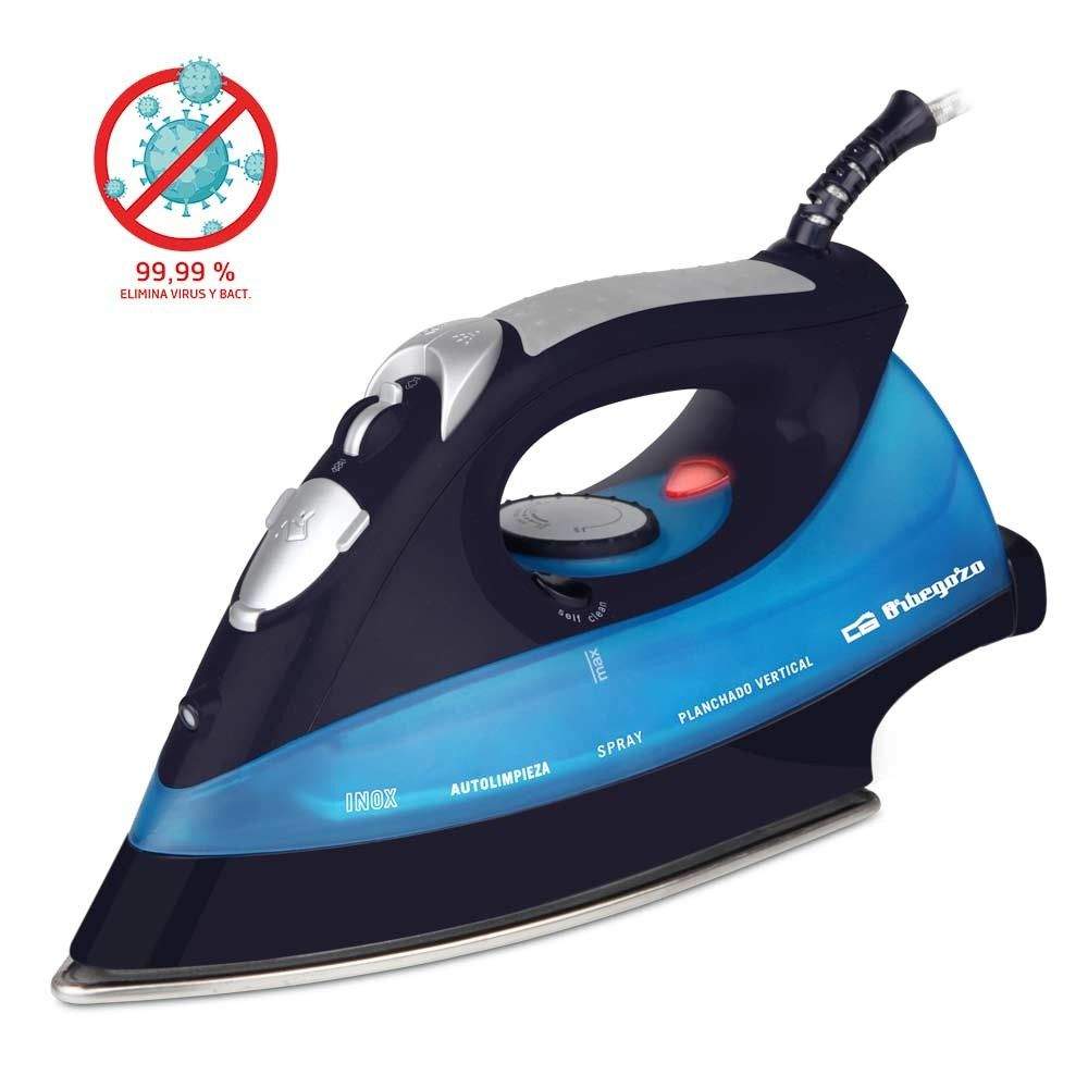 ORBEGOZO PLANCHA VAPOR SV-2680 2600w. SUELA INOX - Imagen 2