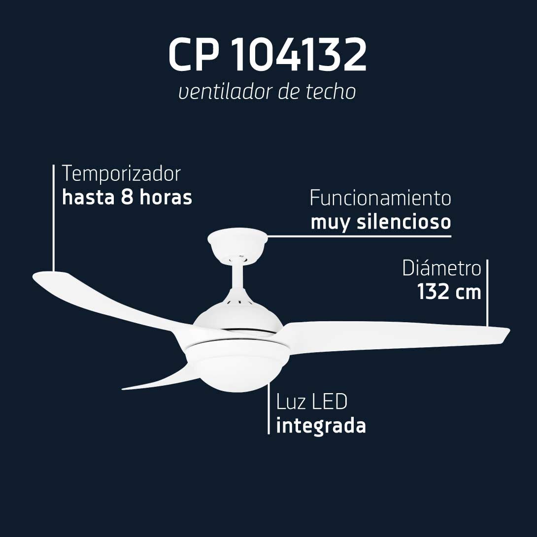 ORBEGOZO Ventilador de Techo CP104132 Mando a Distáncia - Imagen 2