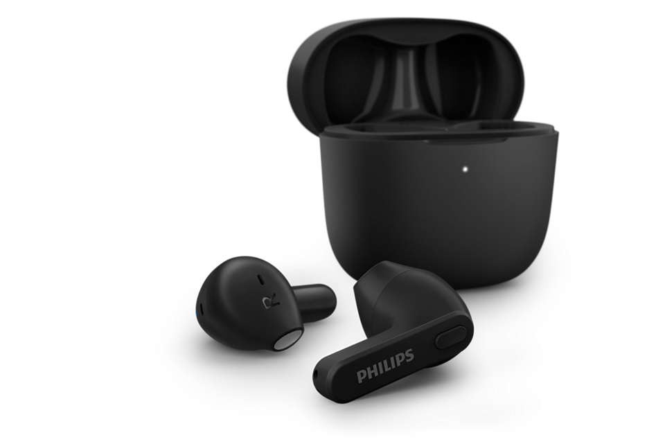 Philips Auriculares TAT2236BK Mini Bluetooth Negro - Imagen 2