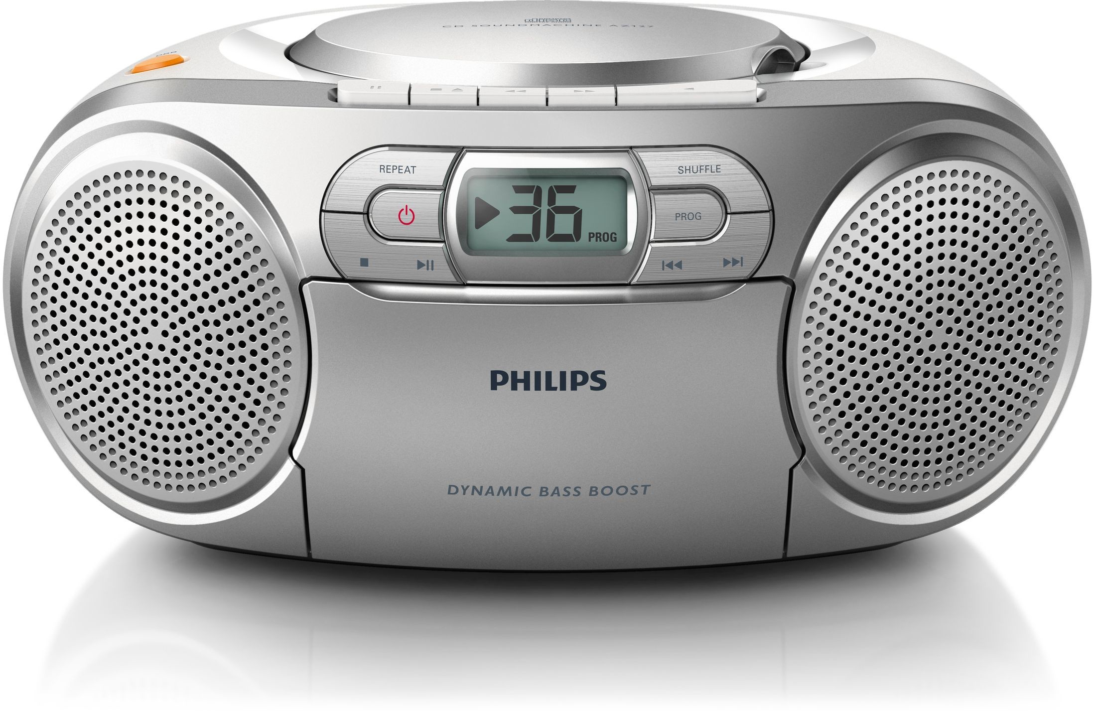 Philips Radio CD + Casette AZ127 Silver - Imagen 3