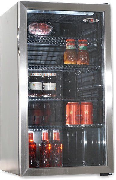 rommer-vitrina-xls150-85cm-inox-88l-clase-c