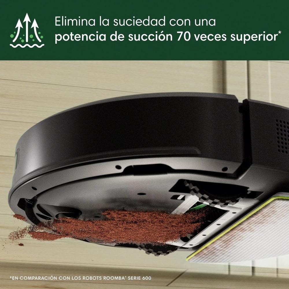 ROOMBA ROBOT ASPIRADOR 105 Y311040 FRIEGA WIFI NEGRO - Imagen 6