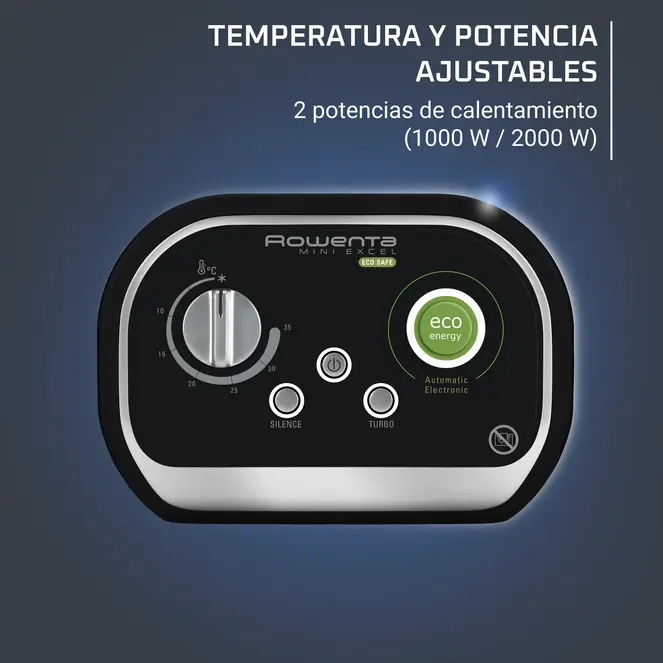 ROWENTA CALEFACTOR SO-9266F0 MINI EXCEL ECO CERAMICO "OUTLET" - Imagen 6