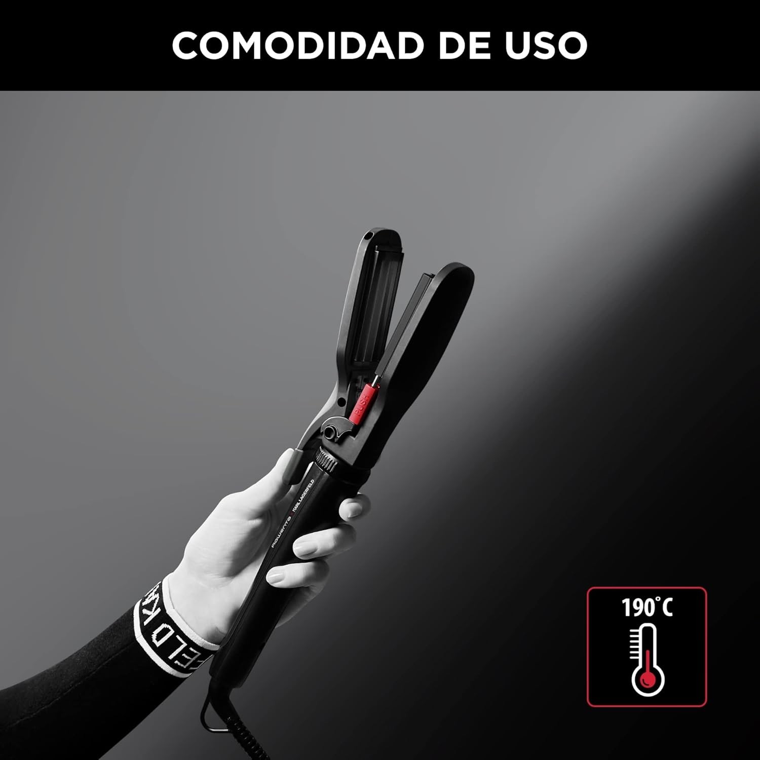 ROWENTA MOLDEADOR CF-422LF0 KARL LAGERFELD 9 EN 1 - Imagen 3