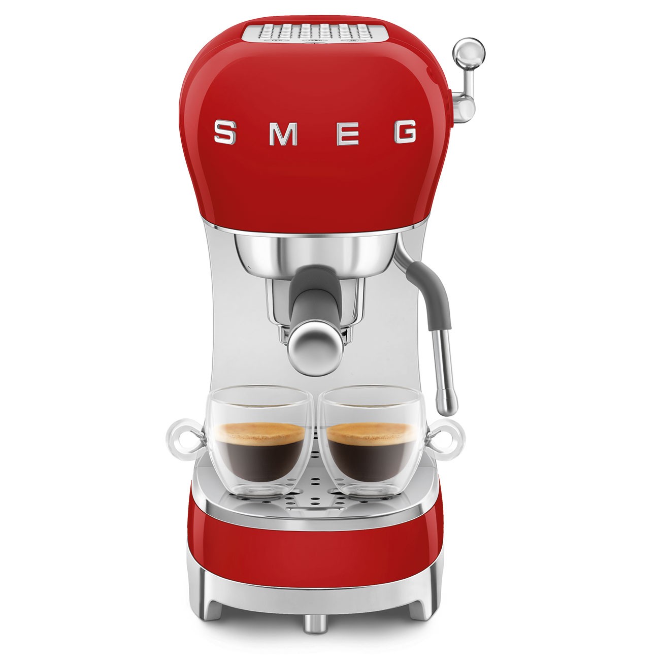 SMEG CAFETERA ECF02RDEU ESPRESSO ROJA - Imagen 4