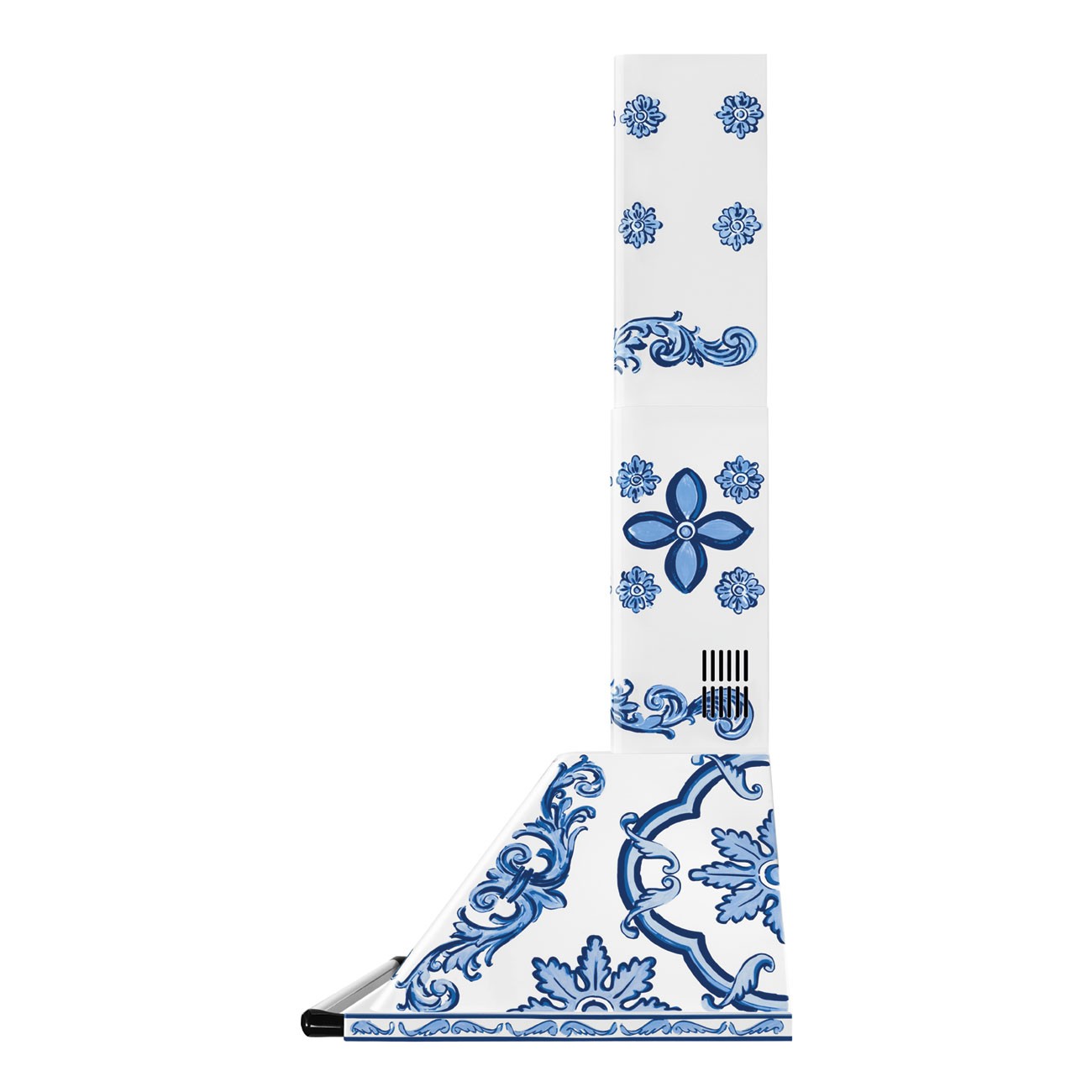 Smeg Cappa Decorativa a Muro KT90DGME Divina Cucina Victoria Blu Mediterraneo 90 cm Clase A - Imagen 3